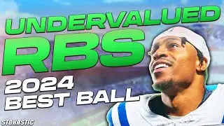 The 4 MOST UNDERVALUED Running Backs in Fantasy Football And Why YOU SHOULD DRAFT THEM in 2024!
