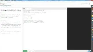 COP1000 Working with Variables in Python