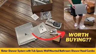 Bietor Shower System with Tub Spout, High Pressure Wall Mounted Shower Head Combo | Worth Buying?