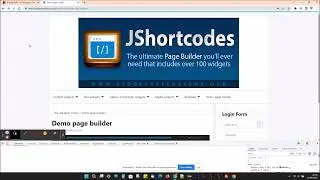 JShortcodes page builder for Joomla with over 100 widgets