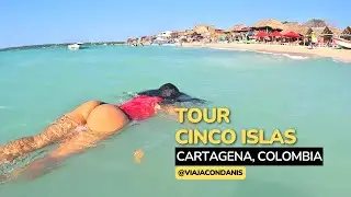TOUR 5 ISLANDS Cartagena Colombia, VIP Tour through the ISLANDS OF ROSARIO and BARÚ | ViajaConDanis