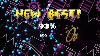 Geometry dash - HyperSonic 93% (Demon)