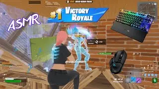 SteelSeries Apex 7 TKL Keyboard Sounds 😴 ASMR 💤 Fortnite Gameplay 240 FPS 4K !🎧