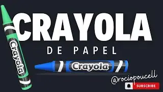 Cómo hacer una crayola de papel