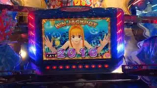 海物語ラッキーマリンシアターデラックス ジャックポットチャレンジ 2016 WIN JACKPOT(メダルゲーム)2023年5月16日
