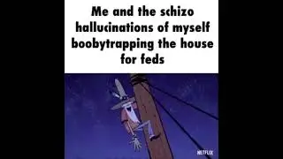 Me and the schizo hallucinations of myself boobytrapping the house for feds
