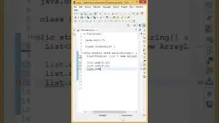 Double list in Java