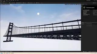 Golden Gate Bridge Destruction Simulation imported to Unreal Engine 5