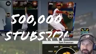 500,000 STUBS!  BEST PACK OPENING EVER! MLB THE SHOW 18!!