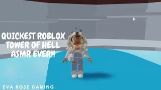 THE QUICKEST TOWER OF HELL ROBLOX KEYBOARD ASMR EVER!!! #roblox