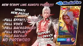 Script Ling Kungfu Panda | Full Effect Voice - No Password | New Patch Mobile Legends