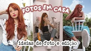 IDEIAS DE FOTOS EM CASA SOZINHA | DICAS DE EDIÇÃO + APP