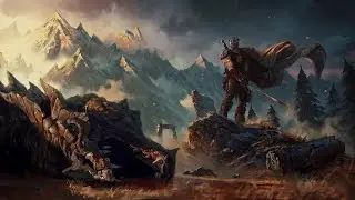 Step by Step (digital painting) - Dovahkiin by Grzegorz Rutkowski (88grzes)