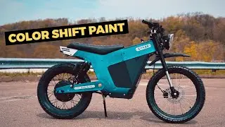 Javelin Custom Build: Color Shift Blue from Spark Cycleworks