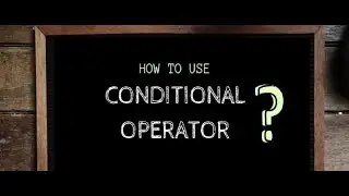 Maximum of two numbers using Conditional Operator