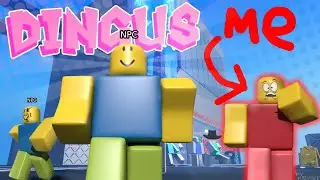 Acting like NPCs in Dingus - Roblox