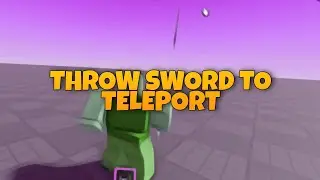 HOW TO MAKE THROW SWORD TO TELEPORT & LIKE ENDER PEARL
