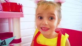 Макс и Арина играют в магазин/ Max and Arina pretend play  toy shop