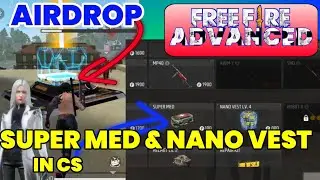 🔥 FREE FIRE NEW AIRDROP IN THE CS RANKED 🔥 | NEW VEST | NANO VEST |
