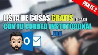 💻 Lista de cosas GRATIS (o casi) con tu correo Institucional (.edu) PARTE 2 - Cuentas premium