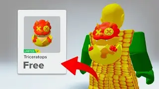 NEW FREE LIMITED ROBLOX DINO BACKPACK ITEM 😱🌽