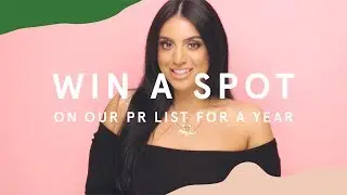 🚨WIN A SPOT ON OUR PR LIST FOR A YEAR!🚨