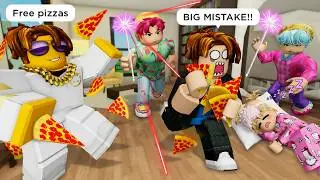 CHAOS AT THE PIZZA PARTY!!! (EVIL TWIN FROM OHIO 5) 🍕 Roblox Brookhaven 🏡 RP - Funny Moments