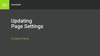 How to Set Custom Fonts on a Website in Warhead