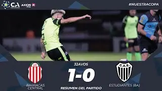 32avos: Barracas Central 1 - Estudiantes 0