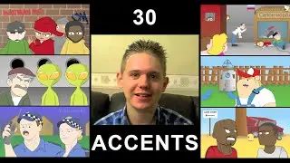The English Language In 30 Accents (Animated)
