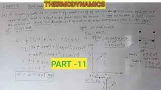 CHAPTER 2 NUMERICAL|FIND TOTAL WORK DONE|INITIAL VOLUME AND FINAL VOLUME|DRAW P-V AND T-V DIAGRAM