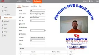 How to Set Up Motion Alert Notification E-mails on a Hikvision NVR