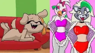 Talking Bella reacts to FNAF ANIMATRONICS #2