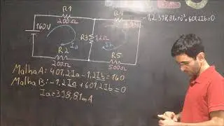 Circuito Resistivo - Lei das  malhas Parte 4