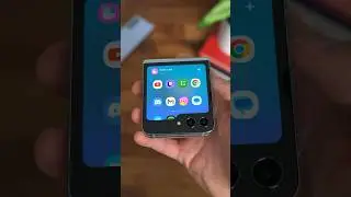 How to use EVERY app on the @Samsung Galaxy Z Flip 5 Flex Window with Good Lock! #galaxyzflip