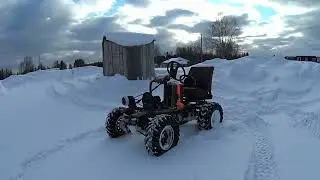 Покатушки на электротракторе