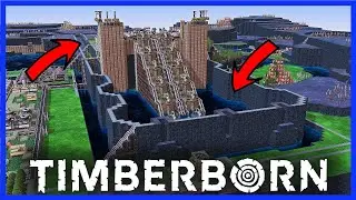 GIGA Reservoir CANAL SYSTEM and MAIN STRUCTURE! - Timberborn Hard Mode