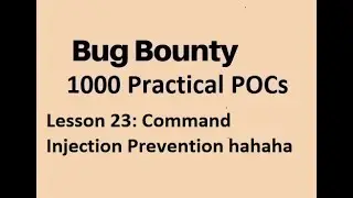 23. Command Injection Mitigation | Command Injection Remediation | Command Injection Prevention