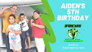 Focus Martial Arts Brisbane - Aiden's 5th Birthday