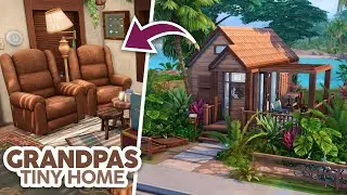 Grandpas Tiny Home 🌈 // The Sims 4 Speed Build