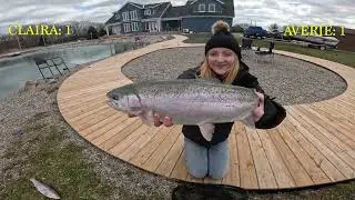 We Caught THESE in our Backyard Pond! (Fishing Chaos)