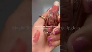 @MaybellineNYME  lifter plumping gloss in Peach fever🍑🍑🍑#youtubeshort #lipgloss #beauty