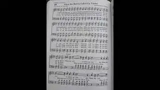 When the Roll Is Called Up Yonder- Hymn Sheet, James M. Black 1856-1938 #hymns  #hymnal #music