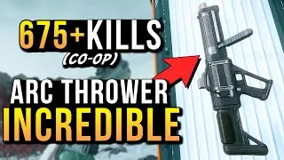 Helldivers 2 | Arc Thrower = INCREDIBLE Horde CLEAR!!! - Gameplay Hardest Difficulty (No Commentary)