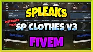 [ESX-LEGACY] SP Clothes V3 / Clothing in MetaData Item (EN/FR) | Script FiveM | SP