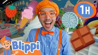 Welcome to Blippi's Candyland Factory | Kids TV | Food For Kids | Educational Videos for Kids