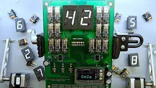 Electromechanical Decimal to Binary to Hexadecimal Converter 60FPS
