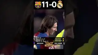 BARCELONA 11-0 REAL MADRID.. LALIGA FINAL.. 2006-07.. 