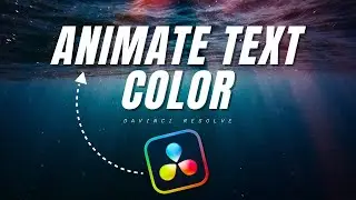 Davinci Resolve Tutorial | How to Change Text Color with Animation in DaVinci Tutorial