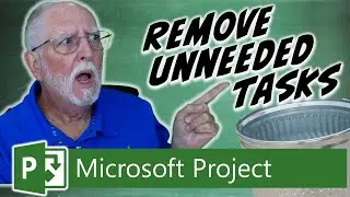 Cancel Unneeded Tasks in Microsoft Project Standard